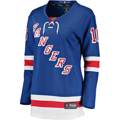 NHL Vincent Trocheck New York Rangers Fanatics Women's Home Breakaway Player Jersey - Blue