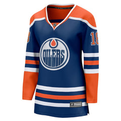 NHL Zach Hyman Edmonton Oilers Fanatics Women's Home Breakaway Player Jersey - Royal