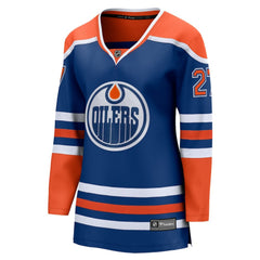 NHL Brett Kulak Edmonton Oilers Fanatics Women's Home Breakaway Player Jersey - Royal