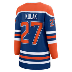 NHL Brett Kulak Edmonton Oilers Fanatics Women's Home Breakaway Player Jersey - Royal