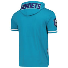 LaMelo Ball Charlotte Hornets Pro Standard Name & Number Short Sleeve Pullover Hoodie Teal