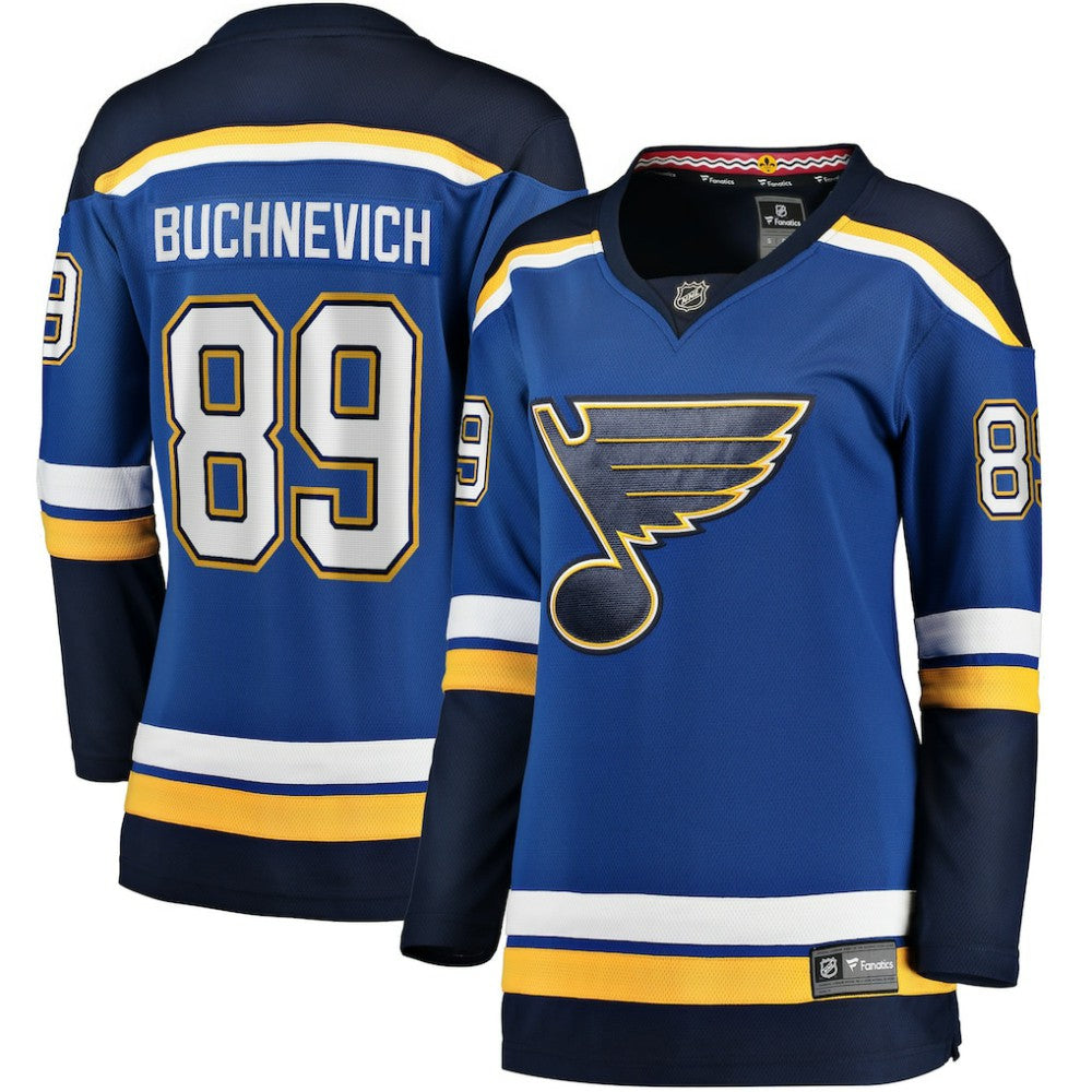 NHL Pavel Buchnevich St. Louis Blues Fanatics Women's Home Breakaway Player Jersey - Blue