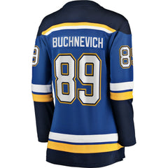 NHL Pavel Buchnevich St. Louis Blues Fanatics Women's Home Breakaway Player Jersey - Blue
