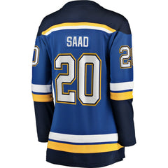 NHL Brandon Saad St. Louis Blues Fanatics Women's Home Breakaway Player Jersey - Blue