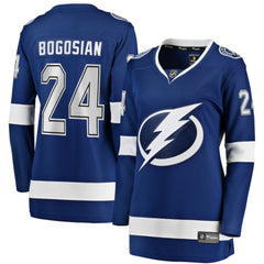 NHL Zach Bogosian Tampa Bay Lightning Fanatics Women's Home Breakaway Player Jersey - Blue