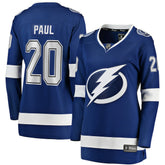 NHL Nicholas Paul Tampa Bay Lightning Fanatics Women's Home Breakaway Player Jersey - Blue