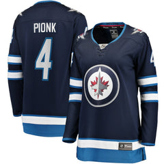 NHL Neal Pionk Winnipeg Jets Fanatics Women's Home Breakaway Player Jersey - Navy