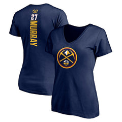 Jamal Murray Denver Nuggets Women's Playmaker Name & Number V-Neck T-Shirt Navy