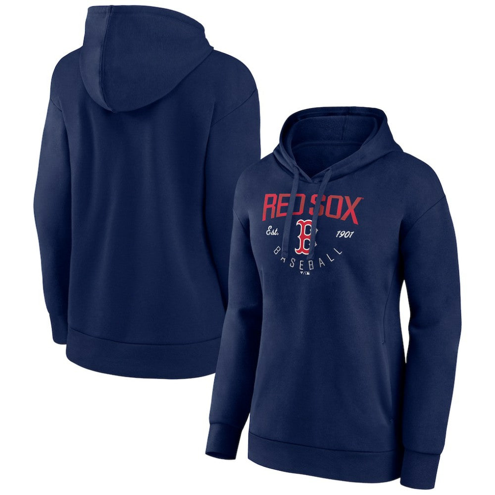 Boston Red Sox Women's Team Live For It Pullover Hoodie - Navy Hoodies