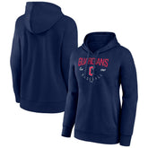 Cleveland Guardians Women's Live For It Pullover Hoodie - Navy Hoodies