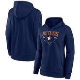 Houston Astros Women's Live For It Pullover Hoodie - Navy Hoodies
