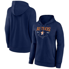 Houston Astros Women's Live For It Pullover Hoodie - Navy Hoodies