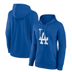 Los Angeles Dodgers Women's Core Logo Pullover Hoodie - Royal Hoodies