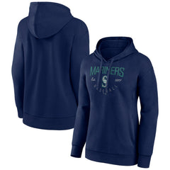 Seattle Mariners Women's Team Live For It Pullover Hoodie - Navy Hoodies