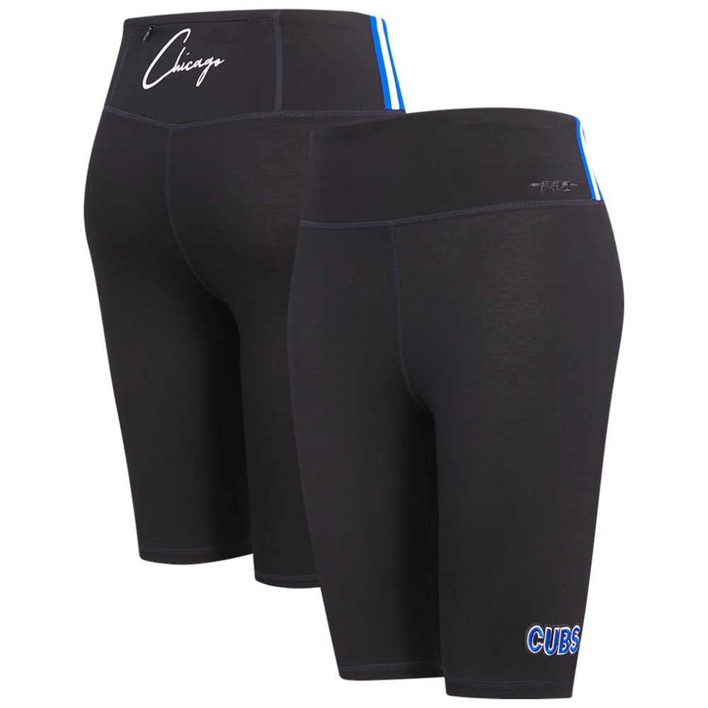 Chicago Cubs Pro Standard Women's City Scape Bike Shorts - Black Shorts