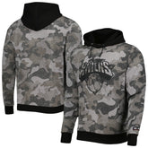 New York Knicks Hugo Boss Camo Pullover Hoodie Black