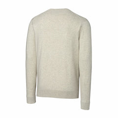 Detroit Lions Cutter & Buck Throwback Logo Lakemont Tri-Blend Big & Tall V-Neck Pullover Sweater Oatmeal