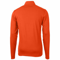 Tampa Bay Buccaneers Cutter & Buck Throwback Logo Virtue Eco Pique Recycled Quarter-Zip Pullover Top Orange