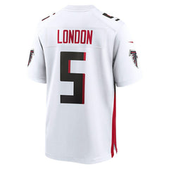 NFL Drake London Atlanta Falcons Away Game Player Jersey - White