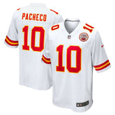 NFL Isiah Pacheco Kansas City Chiefs Away Game Player Jersey - White
