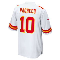 NFL Isiah Pacheco Kansas City Chiefs Away Game Player Jersey - White