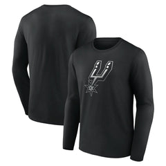 San Antonio Spurs Gradient Logo Long Sleeve T-Shirt Black