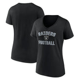 Las Vegas Raiders Victory Arch V-Neck T-Shirt Black