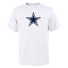 Dallas Cowboys Outerstuff Youth Primary Logo T-Shirt White