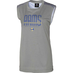 Los Angeles Rams Women's No Sweat Tank Top Gray