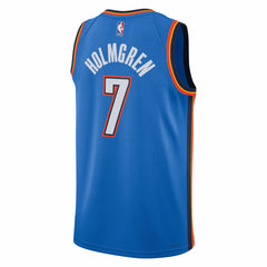 NBA Chet Holmgren Oklahoma City Thunder Unisex 2022 NBA Draft First Round Pick Player Swingman Jersey - Icon Edition - Blue