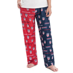 USMNT Concepts Sport Breakthrough Split Design Knit Sleep Pants Navy/Red sale