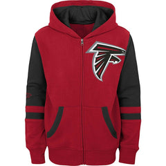 Atlanta Falcons Preschool Stadium Color Block Full-Zip Hoodie Red
