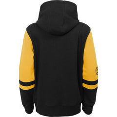 Pittsburgh Steelers Youth Colorblock Full-Zip Hoodie Black