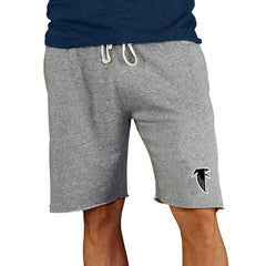 Atlanta Falcons Concepts Sport Throwback Logo Mainstream Terry Shorts Gray
