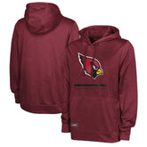 Arizona Cardinals Speed Drill Streak Pullover Hoodie Cardinal