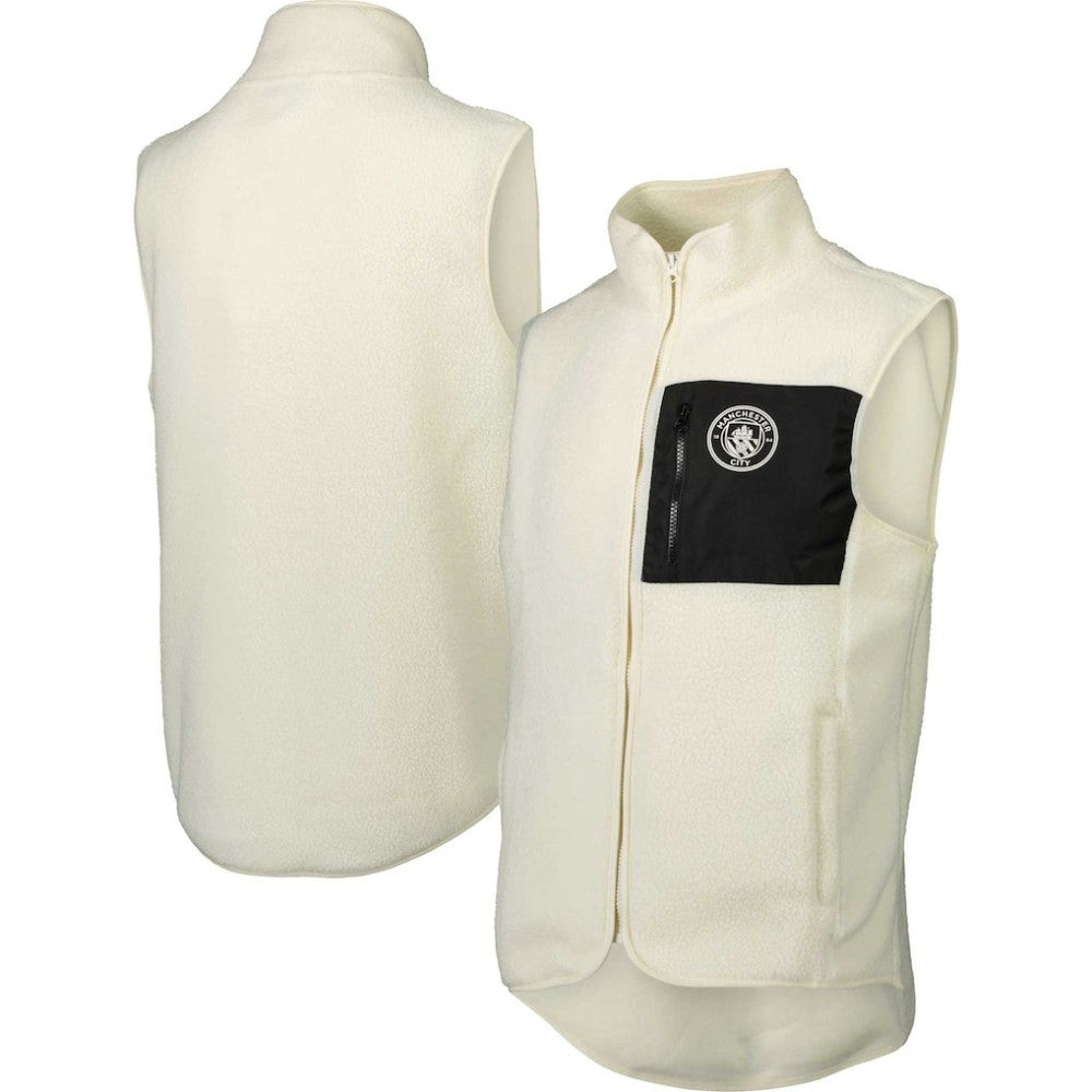 Manchester City Pile Full-Zip Vest White shop