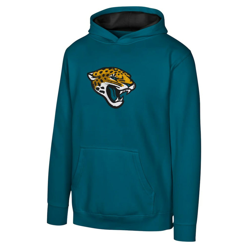Jacksonville Jaguars Youth Prime Pullover Hoodie Teal