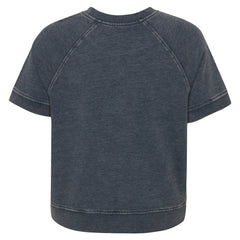 Los Angeles Rams Girls Juniors Cheer Squad Raglan T-Shirt Heather Charcoal