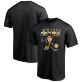 NHL Ray Bourque Boston Bruins Player Caricature T-Shirt - Black
