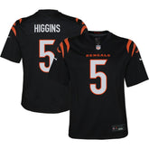 NFL Tee Higgins Cincinnati Bengals Youth Game Jersey - Black