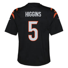 Tee Higgins Cincinnati Bengals Youth Game Jersey Black
