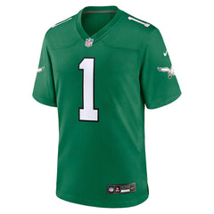 NFL Jalen Hurts Philadelphia Eagles Youth Game Jersey - Kelly Green