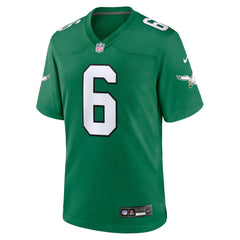 NFL DeVonta Smith Philadelphia Eagles Youth Game Jersey - Kelly Green