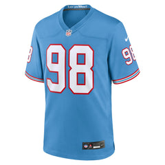 NFL Jeffery Simmons Tennessee Titans Youth Game Jersey - Light Blue