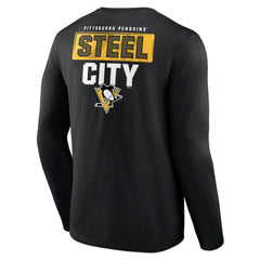 NHL Pittsburgh Penguins Territorial Long Sleeve T-Shirt - Black