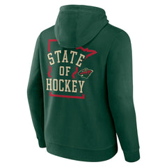 NHL Minnesota Wild Territorial Pullover Hoodie - Green