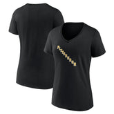 NHL Pittsburgh Penguins Women's Alternate Logo V-Neck T-Shirt - Black