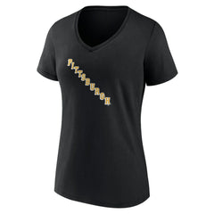 NHL Pittsburgh Penguins Women's Alternate Logo V-Neck T-Shirt - Black
