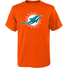 Miami Dolphins Outerstuff Youth Primary Logo T-Shirt Orange