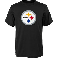 Pittsburgh Steelers Outerstuff Youth Primary Logo T-Shirt Black